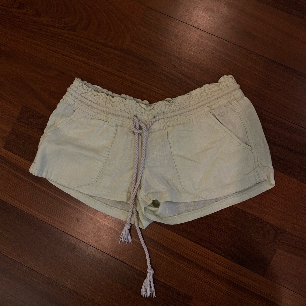 Roxy linen short shorts